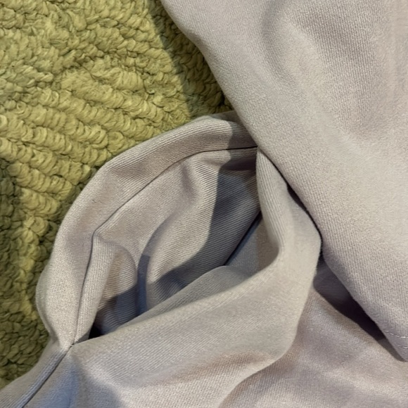 Women’s Purple Long Sleeve Shirt with Pink and Green Stripes - Picture 4 of 4